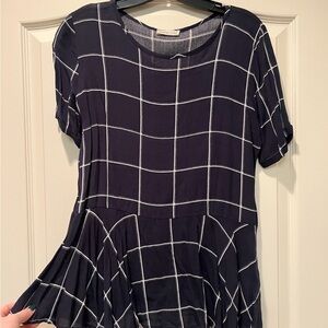Flamingo Urban Blue and Purple Checkered Blouse